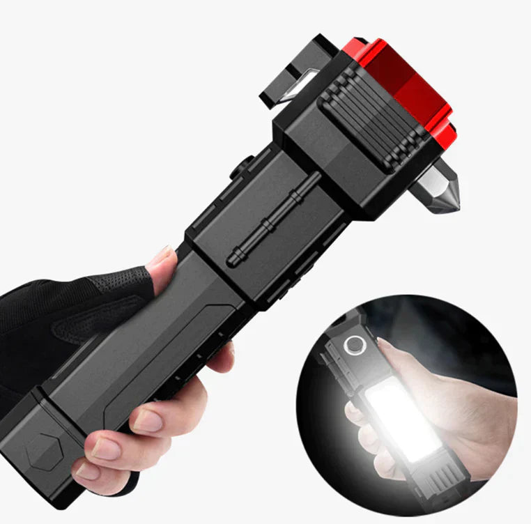 Lanterna Tática Titanium 4 em 1 + Brindes