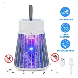 Lanterna Mata Mosquitos Ultravioleta + Brinde